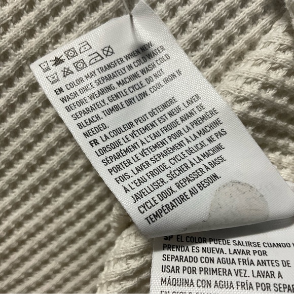 This is an American Eagle Big Hug Hooded Waffle Shacket  L/XL - Picture 10 of 11